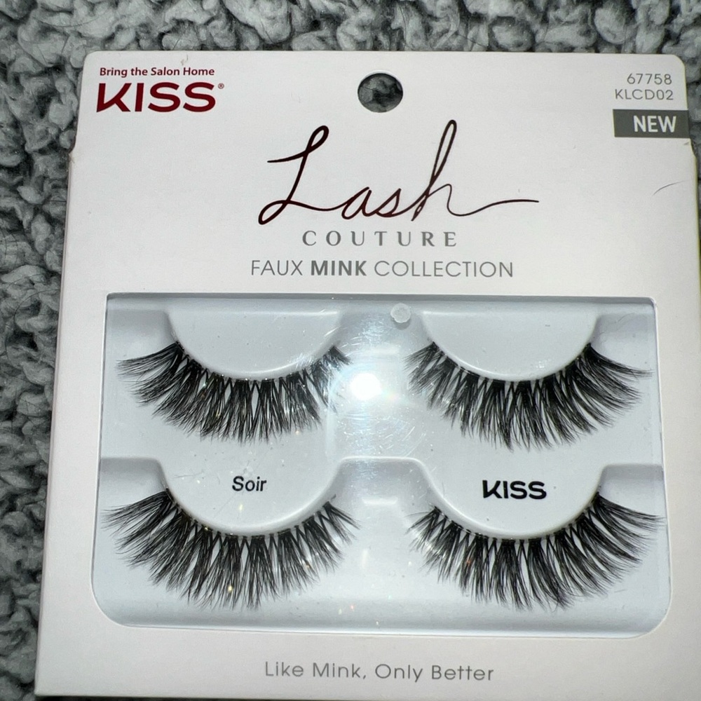Kiss Lash Couture Faux Mink Lashes - Black